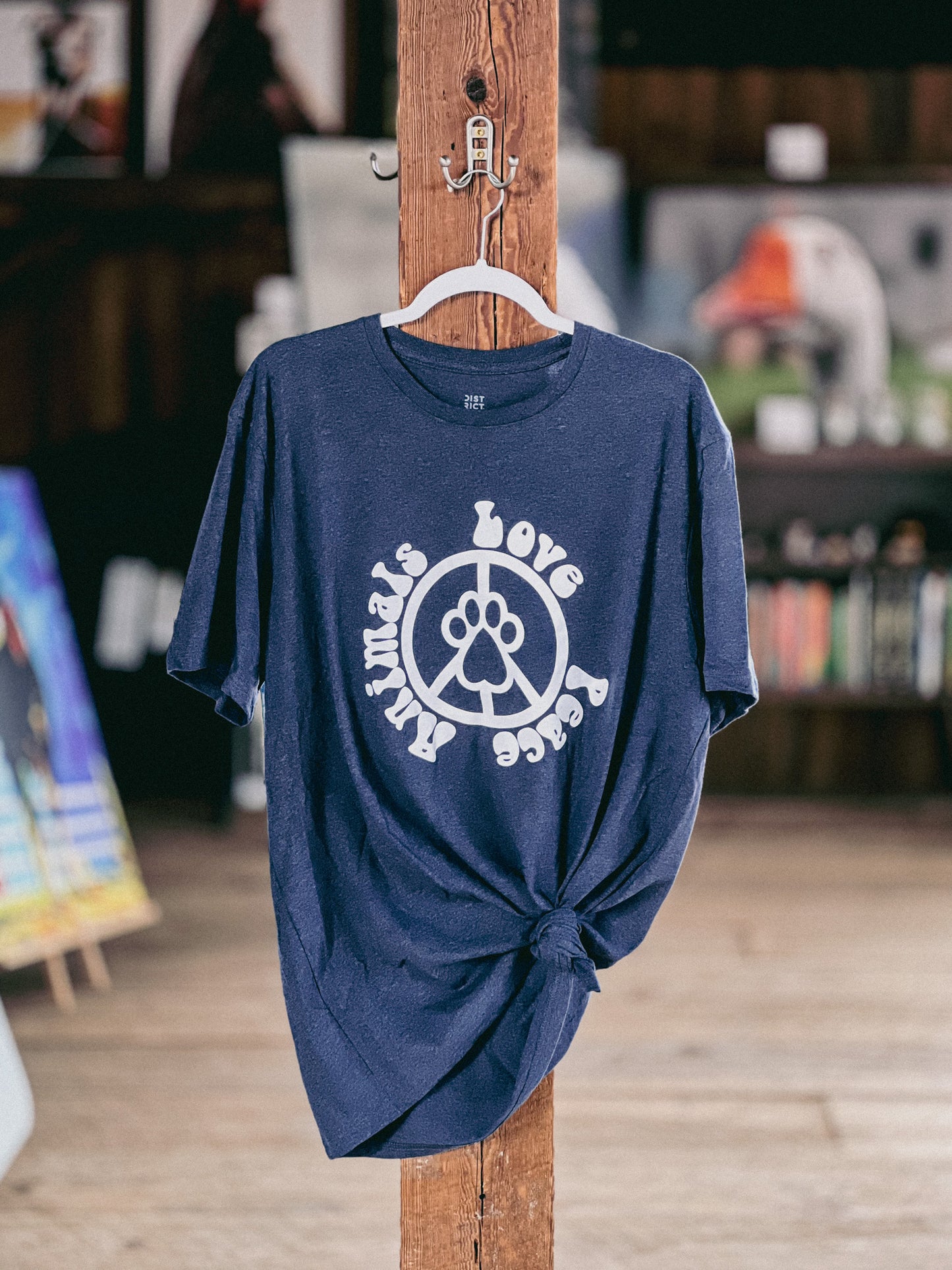 Peace, Love, Animals Retro